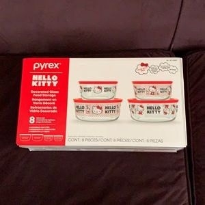 Hello kitty Pyrex set